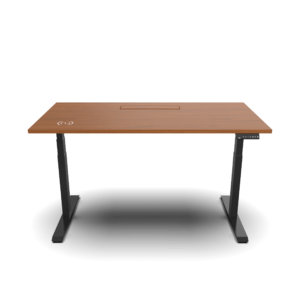 Walnut Smart Standing Desk, Height Adjustable Desk